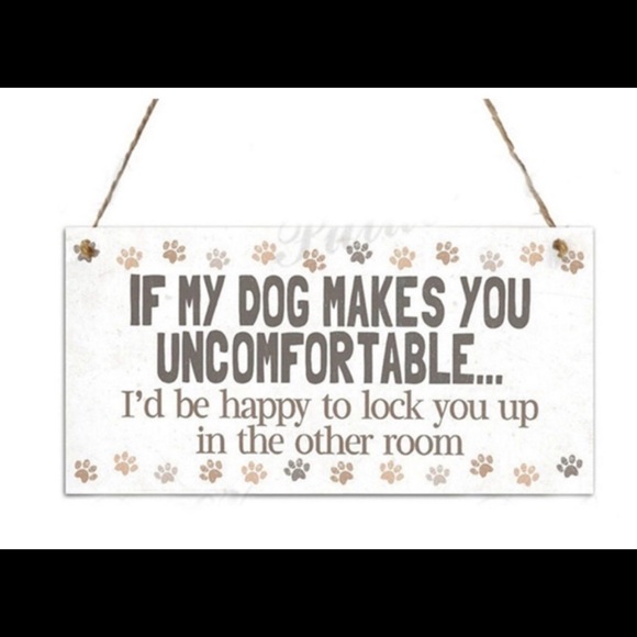 Other - 🐶Dog Themed Wood lightweight Decor Sign🐶